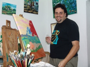 Pascal in his studio